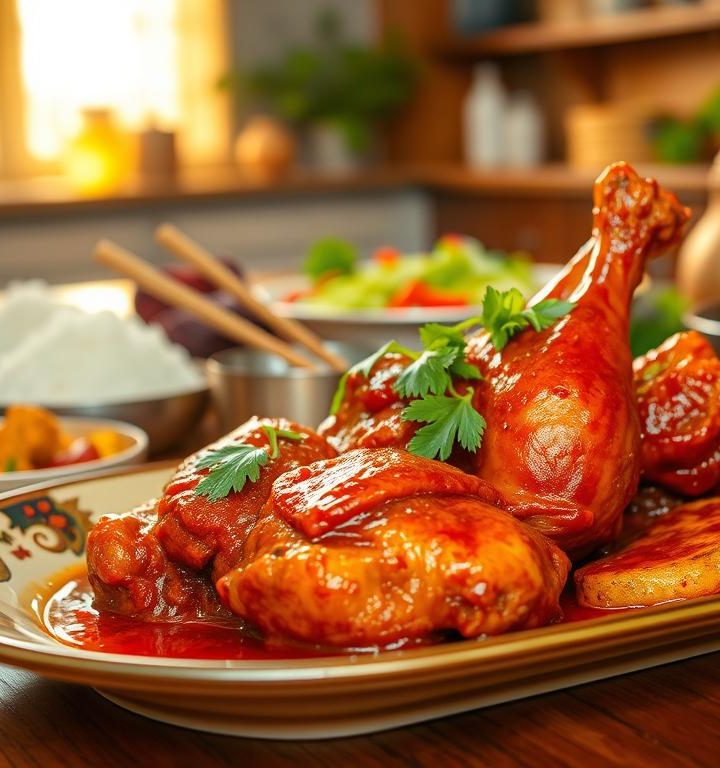 Resep Ayam Bumbu Merah Hajatan