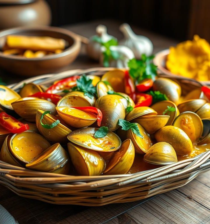 Resep Kerang Hijau Bumbu Kuning